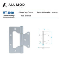 MT-4040 Kelebek Kapı Menteşesi